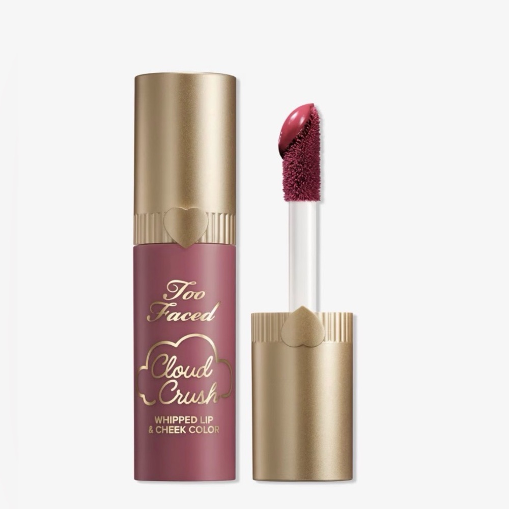 Too Faced Cloud Crush Whipped Lip & Cheek Color bed of roses